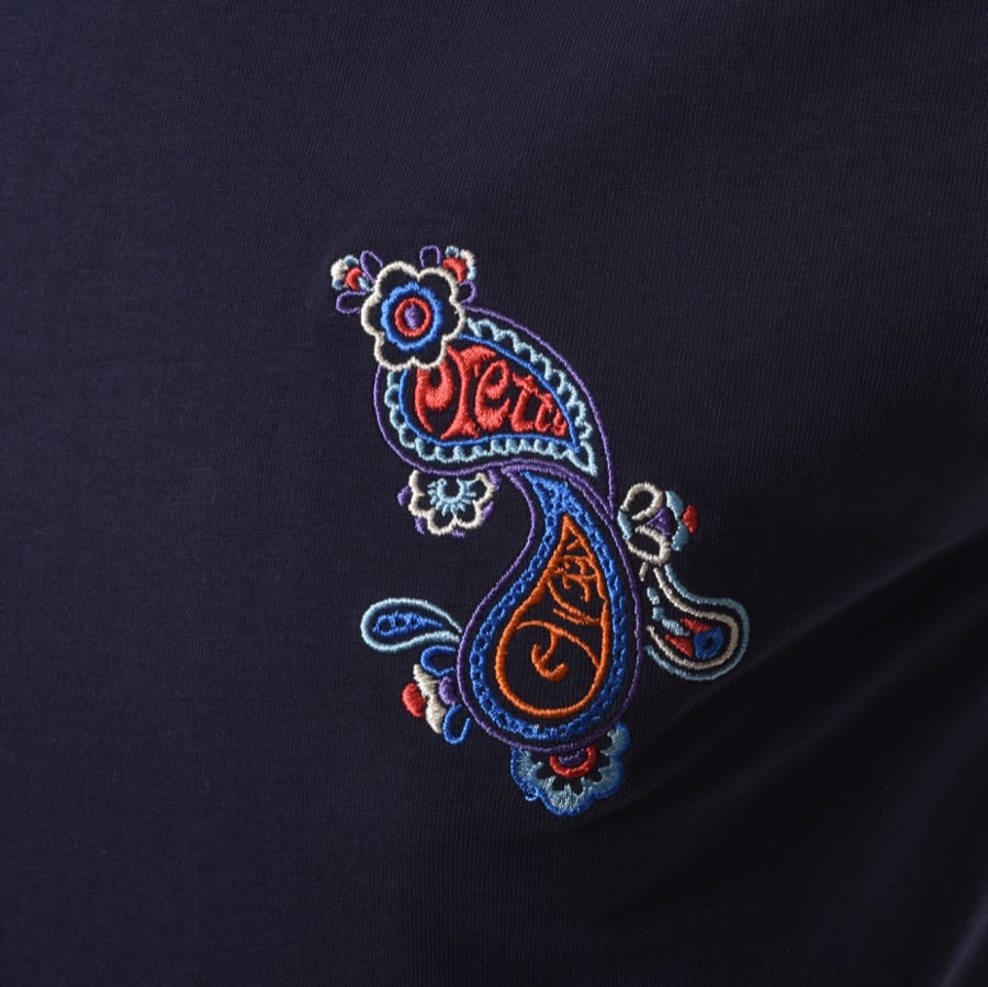 Alternative Image for ProductPretty Green Crew Neck T Shirt Navy3